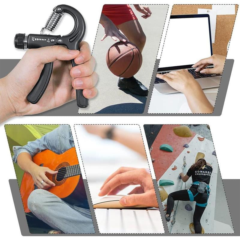 Workout Hand Gripper, 11Lbs-132Lbs Hand Grip Exerciser, Exercise Hand Grip Strengthener, Adjustable Hand Strengthener, Workout Equipment, Home Gym Equipment, Valentine'S Day Gift