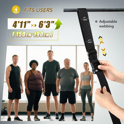 Alongsong Pro Pull-Up Assist Bands – Heavy-Duty 320-400Lb Adjustable Resistance for Home Gym & Outdoor Training