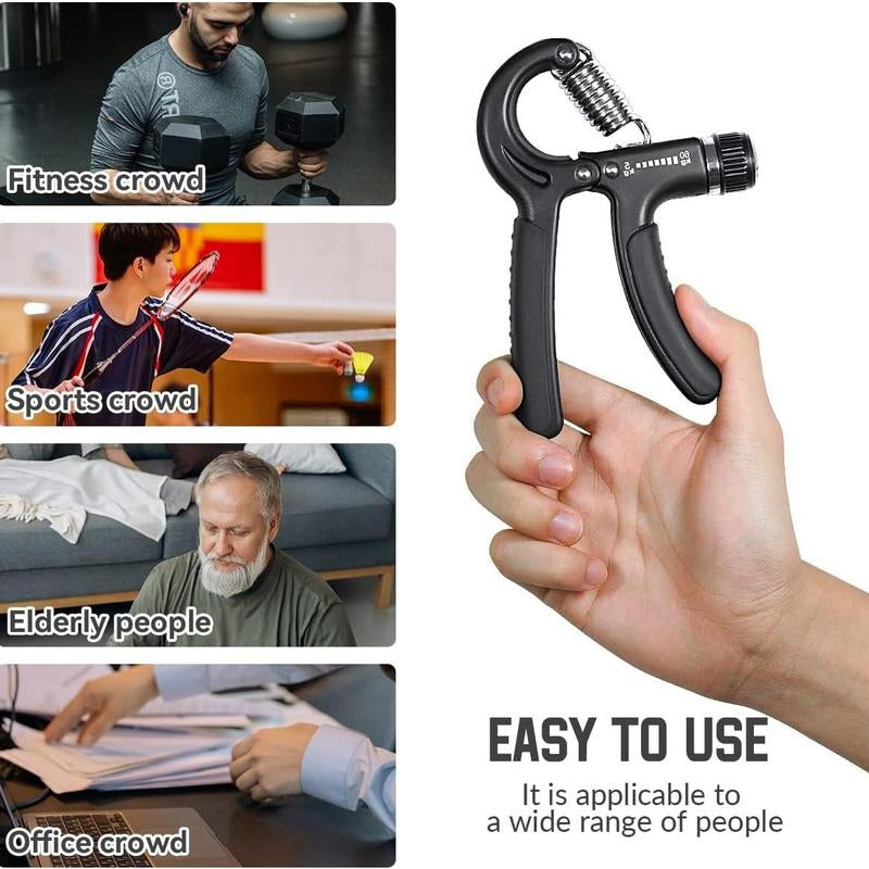 Workout Hand Gripper, 11Lbs-132Lbs Hand Grip Exerciser, Exercise Hand Grip Strengthener, Adjustable Hand Strengthener, Workout Equipment, Home Gym Equipment, Valentine'S Day Gift